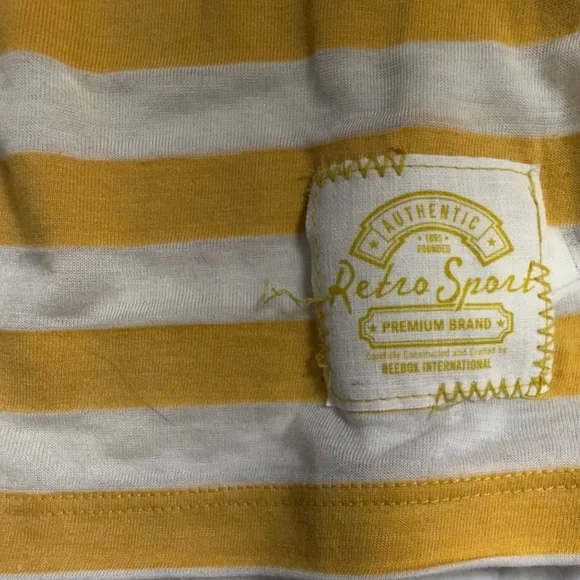 Pittsburgh Steelers Striped woman’s V-Neck T-Shirt sz M - Picture 5 of 6